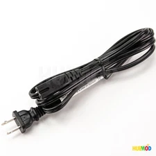 Well Shin WS-027A-2 E115330 Polarized 10A 125V 2-Prong 6FT AC Power Cable Cord