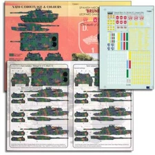Echelon Decals 1/35th Scale Spanish Leopard 2A4 Brunete No. 1 Item No. T35001