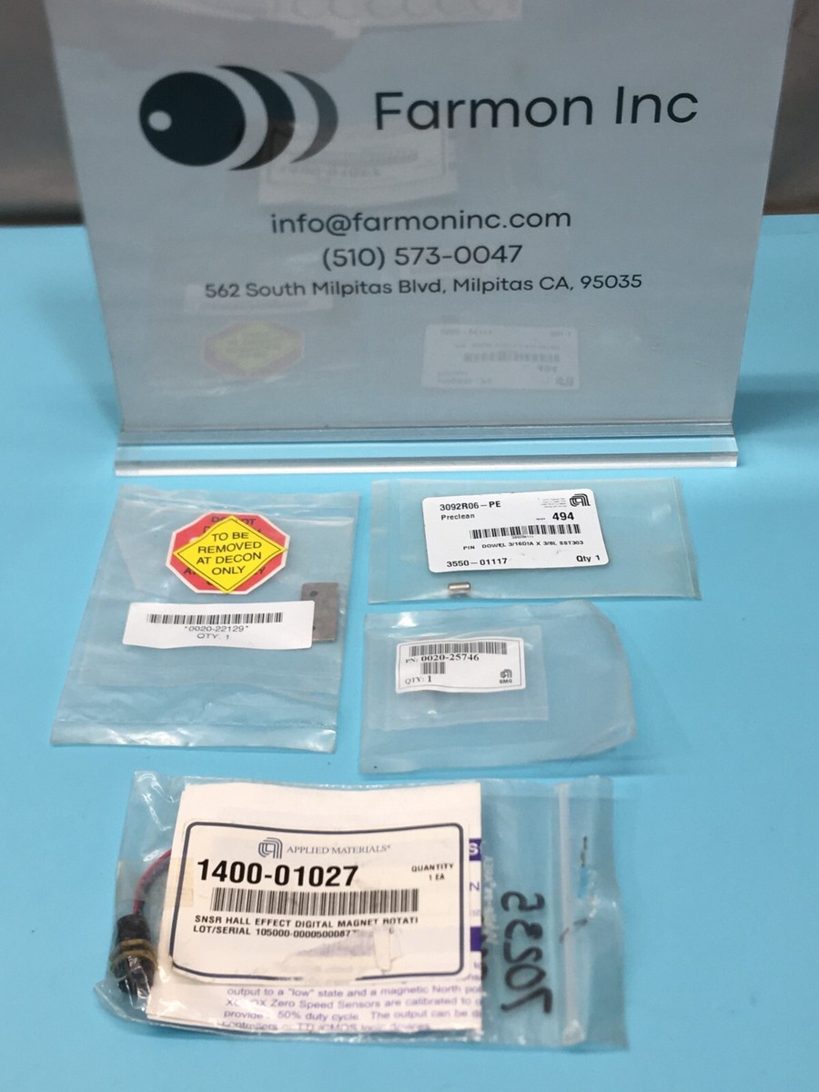AMAT 1400-01027 SENSOR HALL EFFECT DIGITAL MAGNET + AMAT 0020