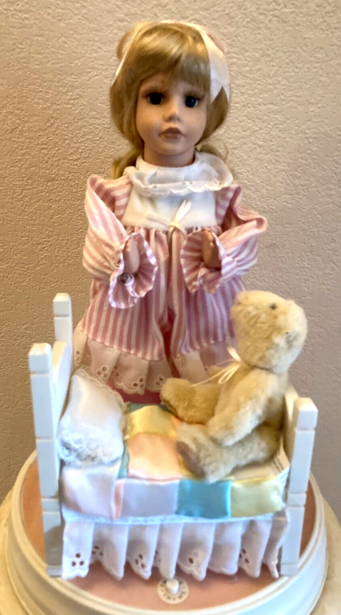 A Prayer for Peace Doll Animated singing doll Kneels to pray | eBay