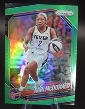 2025 Panini Prizm WNBA #10 Aari McDonald Green Prizm - Indiana Fever