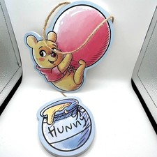 Disney 100 - New w/Tags - Wooden Winnie the Pooh Hanging Wall Decor