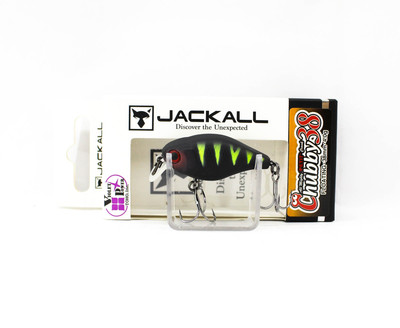 Jackall Chubby 38F Floating Lure UV Mat Black Perch (9497)
