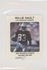 1989 NFL Franchise Game Player Cards Board Game Willie Gault 0q3