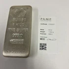 PAMP Suisse Silver Bar 1 Kilo .999 Silver