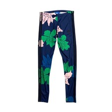 Adidas Leggings Womens S Small Multi Floral Engraving Originals Athletic Pull On
