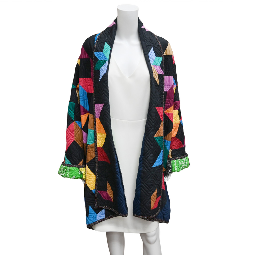 LADY LANCASTER | Multicolor Patchwork The Blankie… - image 1