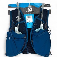 NEW Salomon ADV Skin 8 W, Hydration & Storage Vest w/ 2 500ml Flasks Womens S