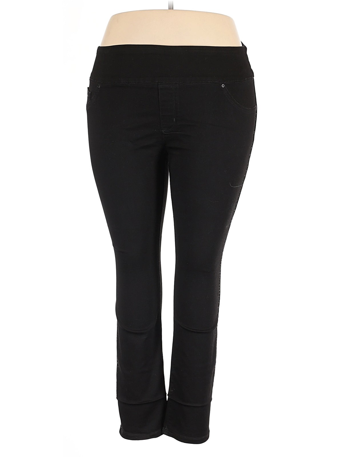 Lee Women Black Active Pants 20 Plus