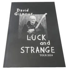 David Gilmour Luck and Strange Tour 2024 Black Hardcover Book