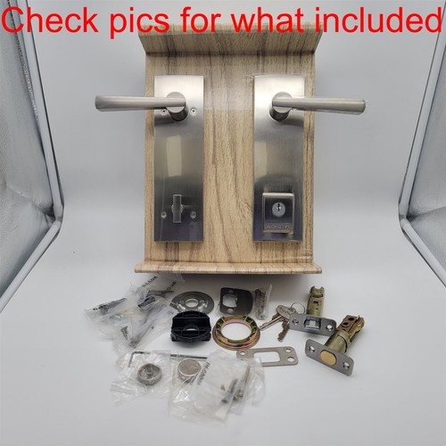 Baldwin Spyglass Single Cylinder Front Door Handleset SmartKey Security