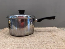 VTG Sears Roebuck USA  Aluminum Saucepan/Lid Maid of Honor Chef Quality Pan 2 Qt