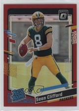 2023 Panini Donruss Optic Rated Rookie Red Prizm 8/99 Sean Clifford #242 v1x