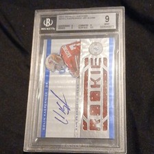 2011 Totally Certified Colin Kaepernick RC Auto Freshman Fabric /399 BGS 9