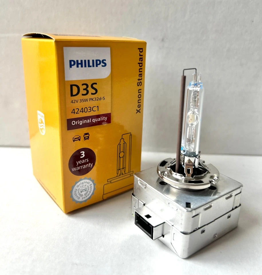 New Original OEM Philips D3S Xenon Bulb HID Light Lamp Germany made - Image 1 of 2