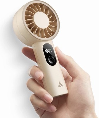 Aecooly Mighty Portable Fan, Powerful Handheld Fan, USB Rechargeable [10H Max Co