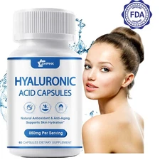 Hyaluronic acid hard capsules help anti-aging moisturizing and firming the skin