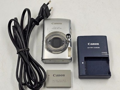 Canon IXUS 970 IS 10,0 MP Digitalkamera Silber - Funktioniert