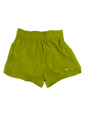 Nike Dri-FIT One High-Waisted Woven Training Shorts Girls M Green New DX4967-308