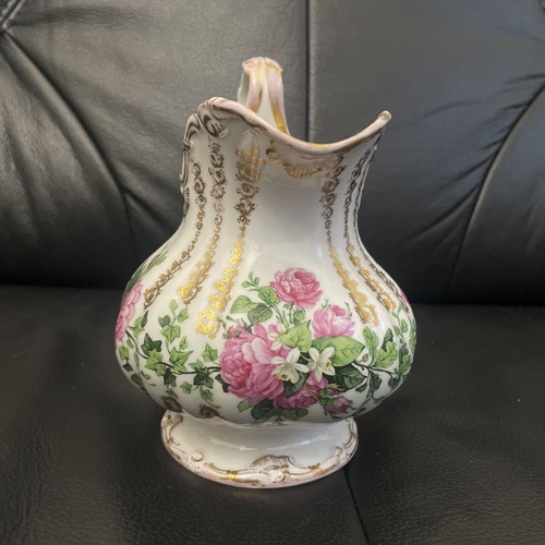 Schlesien Porzellan Kanne Von Ca 1800 Mit Interessanter Blumen Malerei - Bild 9 von 13