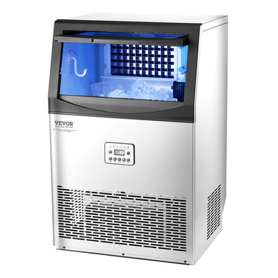Eismaschine Eiswürfelmaschine 40kg/24h Gewerblich Gastro Eisbereiter Edelstahl