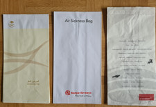 Air Sickness bag (Air Greenland / Kenya Airways / Saudia)