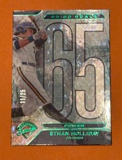 Ethan Holliday2025 Panini Prospect Edition 20/80 Scale SP Green Diamond #11/25