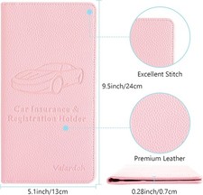 Portadocumentos Auto Premium Para Registro Tarjetas Licencia Y Documentos