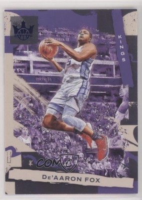 2021-22 Panini Court Kings Sapphire 2/25 De'Aaron Fox #51 7y2