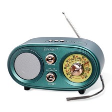 Portable Retro Vintage Bluetooth Speaker Radio, FM/AM/SW 3 Band, Adjustable A...