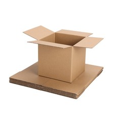 Shipping Boxes Mailers 6x6x6 inches Corrugated Cardboard Small Packing Kraft ...