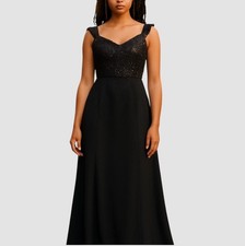 Aidan Mattox 14 Sequin Formal Maxi Gown