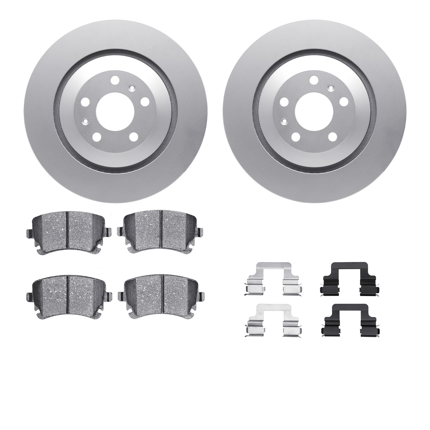 Dynamic Friction 4512-73127 Disc Brake Kit For Select 04-18 Audi Bentley Models