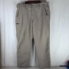 5.11 Tactical Pants Mens 38x32 Beige Fast Tac Urban Outdoor Military Ripstop