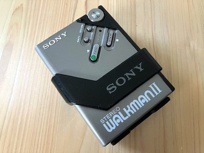 SONY WM-2 WM-II WALKMAN Portable Cassette Player Silver Working
