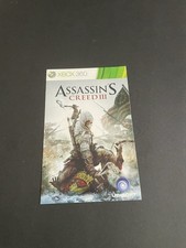 assassins creed 3 xbox 360 Manual Only