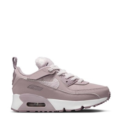 Nike Kids' Air Max 90-EasyOn Shoes - Light Violet Ore/Ivory/White/Violet