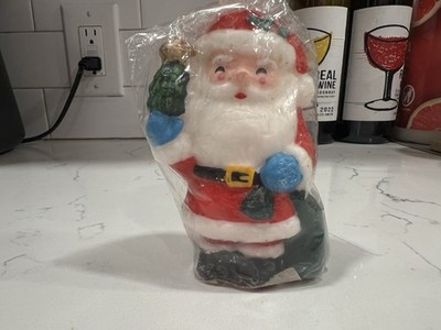 Robert Alan Santa Candle 4 Inches Tall New Old Stock Santa Claus Christmas