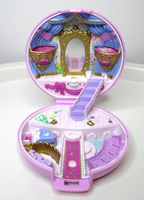 1993 BLUEBIRD POLLY POCKET GRAND BALLET BALLERINA PINK COMPACT PLAYSET NO FIGURE