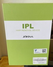 XSoul IPL Hair Removal Device White Corded Electric with Sunglasses and Razor