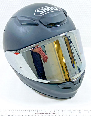 Shoei RF-1400 Motorcycle Full Face Helmet Matte Black - Size LARGE 7-3/8-7-1/2