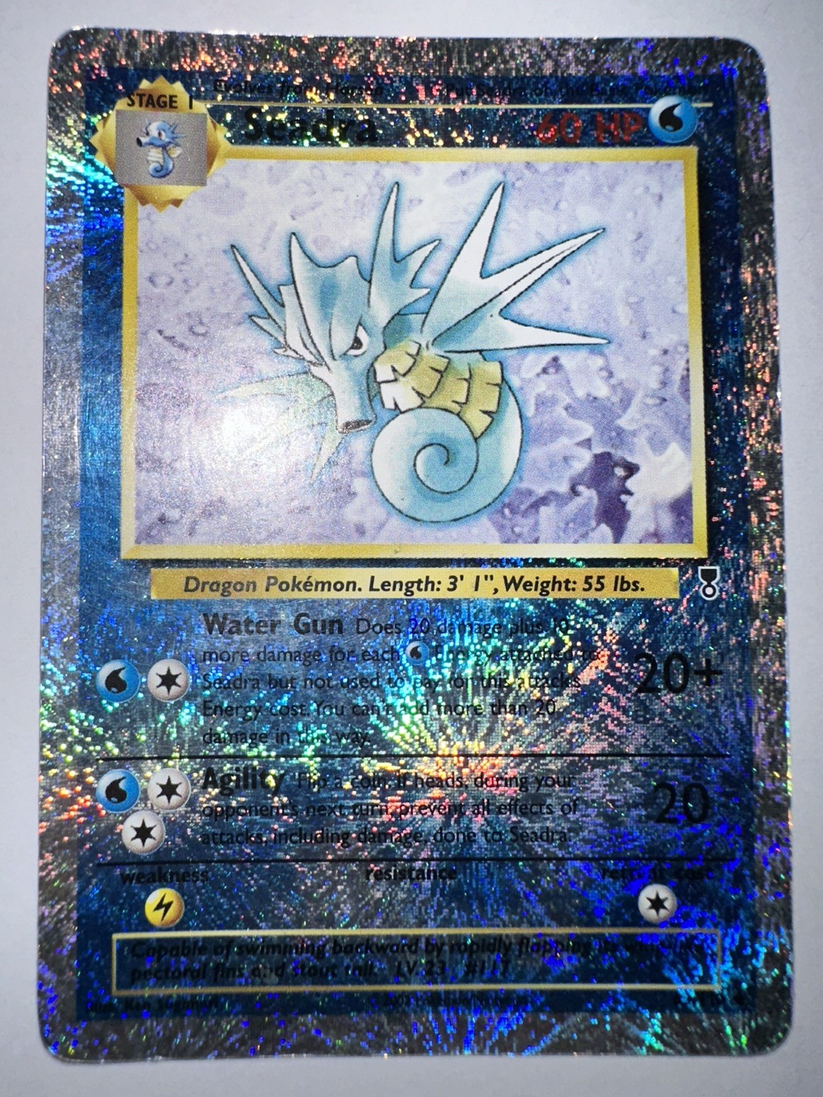 Pokemon TCG Seadra Legendary Collection (Firecracker) Reverse Holo 63/110
