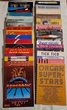 Lot Of 32 Vintage Organ Sheet Music Song Books Learning 1950's -1980's Organist
