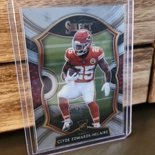 2020 Panini Select Concourse Clyde Edwards-Helaire #54 Chiefs RC
