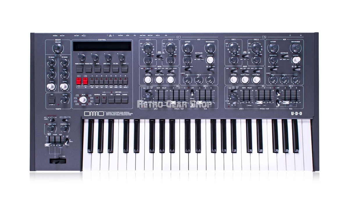 UDO DMNO 8-Voice Polyphonic Binaural Analog-Hybrid Synthesizer