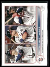 Adam Duvall/Austin Riley/Ozzie Albies 2022 Topps Atlanta Braves #181