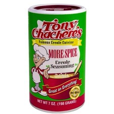 Tony Chachere's More Spice Creole Seasoning, 7 Oz. Ea., Pack Of 3