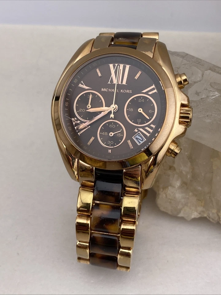 Michael Kors Bradshaw MK5944 Women's Two Tone Analog Dial Quartz Watch - Image 2 of 4