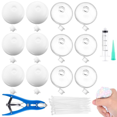 #ad 12 Pcs DIY Making Kit Blank Pressure Skin Kit with Vacuum Evacuating Device ... $33.74