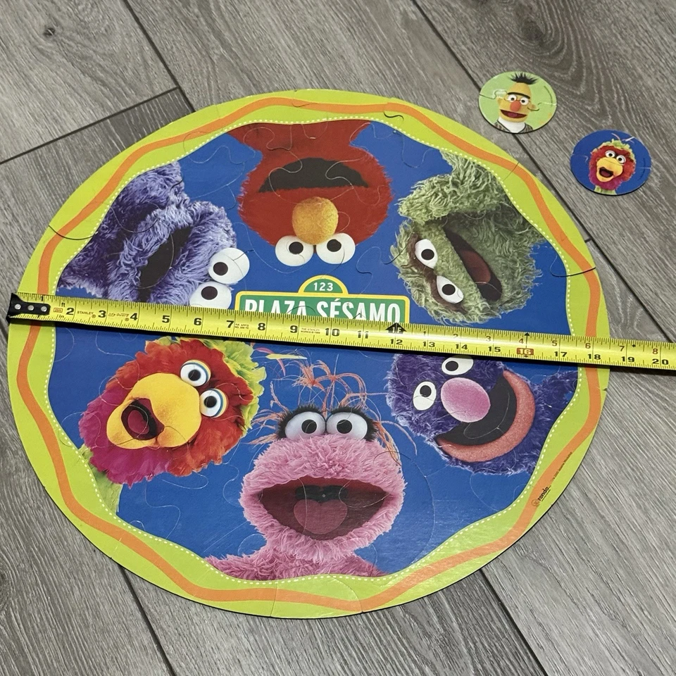 Plaza Sesamo 25 Piezas Rompecabezas VTG Sesame Street Puzzle In Spanish RARE - Image 4 of 4